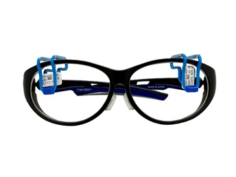 ビジョンバッジ_メガネへの着用_レンズ向き